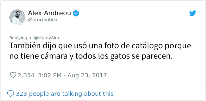 Este hombre fue rechazado como adoptante de un gato por ser gay, así que compartió los mensajes al respecto