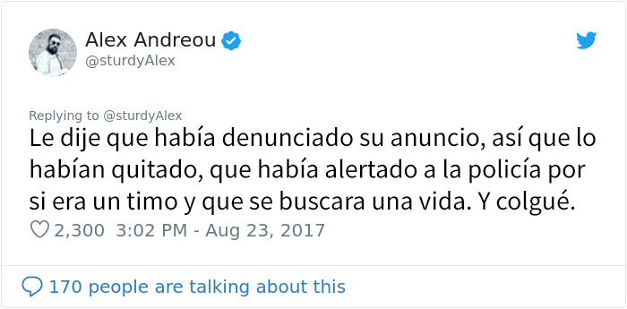 Este hombre fue rechazado como adoptante de un gato por ser gay, así que compartió los mensajes al respecto