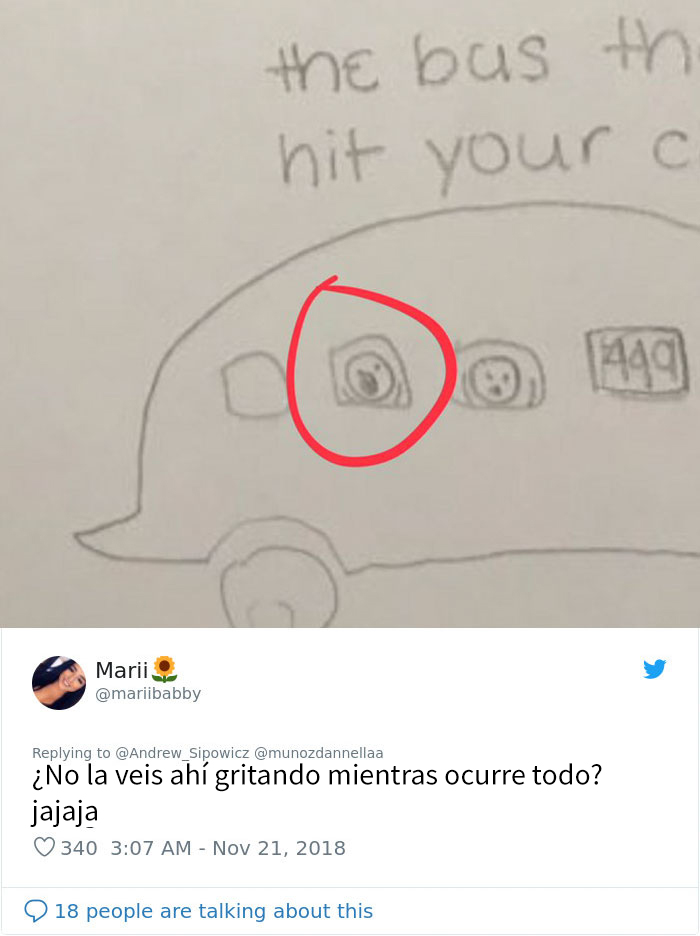 Este hombre descubrió que alguien había golpeado su coche, y encontró una divertida nota de una niña de 6º