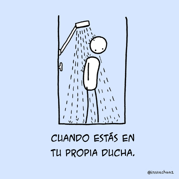 Este hombre ilustra 10 momentos que todos tenemos en la ducha