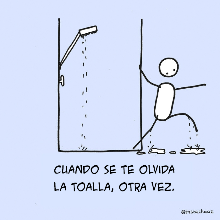 Este hombre ilustra 10 momentos que todos tenemos en la ducha