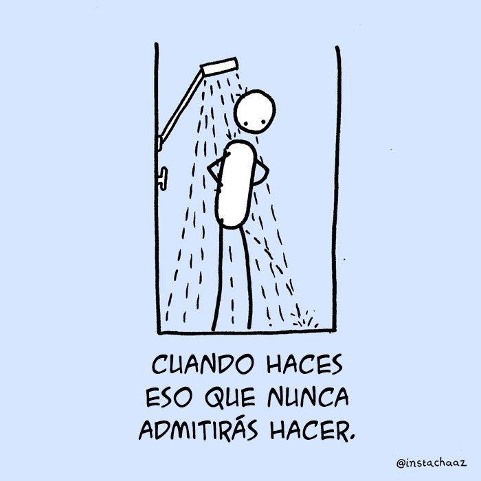 Este hombre ilustra 10 momentos que todos tenemos en la ducha