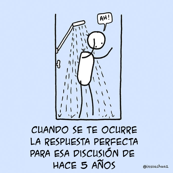 Este hombre ilustra 10 momentos que todos tenemos en la ducha