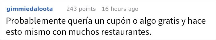 Una clienta deja una reseña negativa en Yelp tras "encontrar" un gusano en la comida, pero es desacreditada por un empleado del restaurante