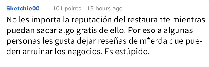 Una clienta deja una reseña negativa en Yelp tras "encontrar" un gusano en la comida, pero es desacreditada por un empleado del restaurante
