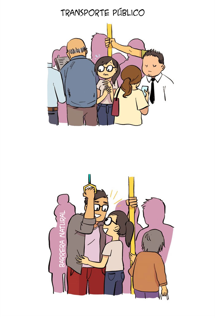 Esta artista ilustra su relación con su novio informático en 13 cómics adorables