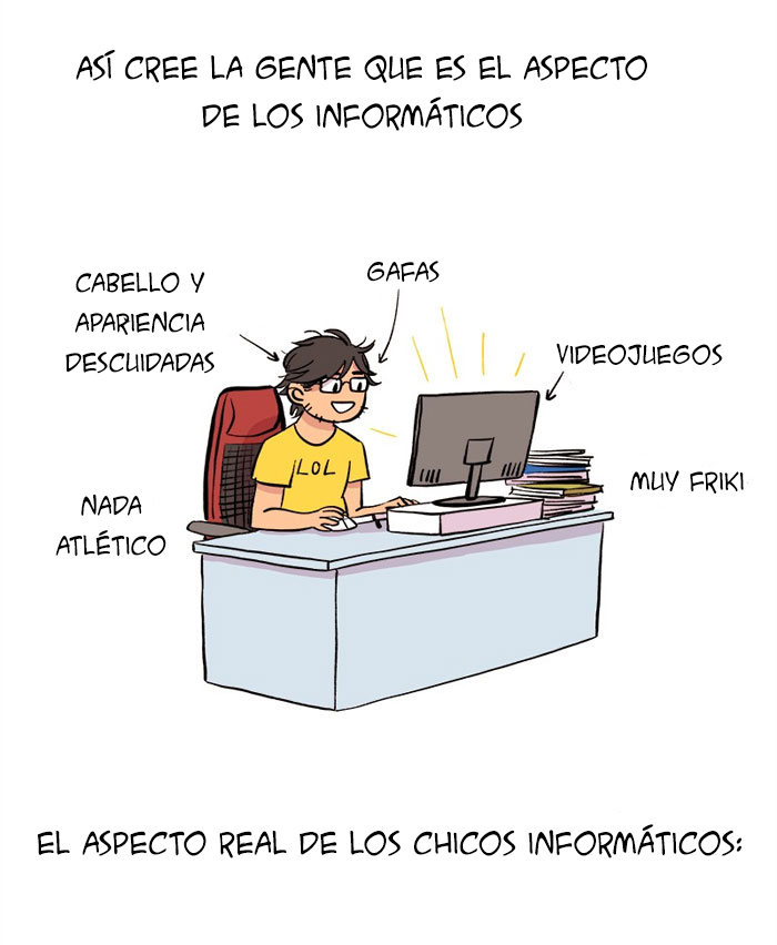 Esta artista ilustra su relación con su novio informático en 13 cómics adorables