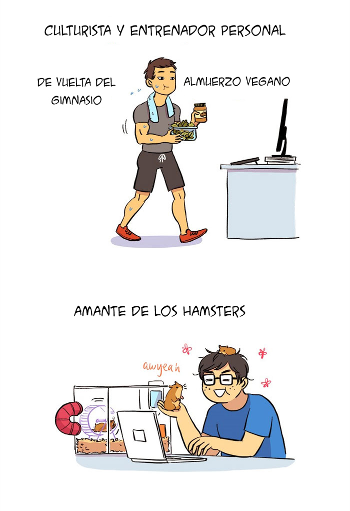 Esta artista ilustra su relación con su novio informático en 13 cómics adorables