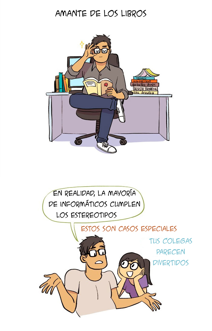 Esta artista ilustra su relación con su novio informático en 13 cómics adorables