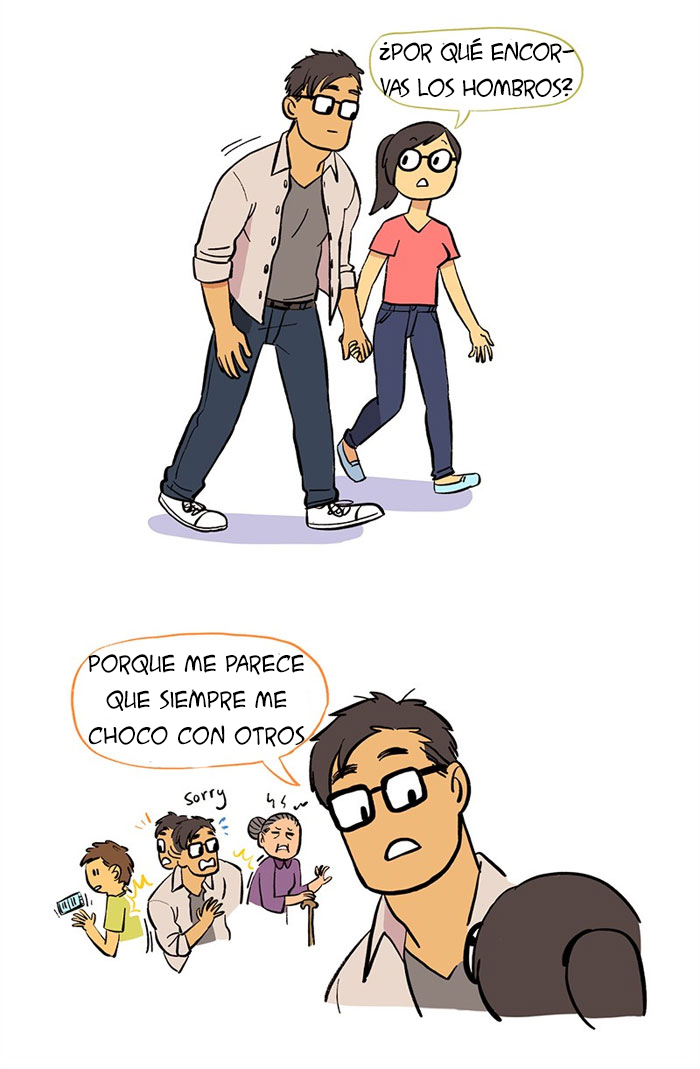Esta artista ilustra su relación con su novio informático en 13 cómics adorables