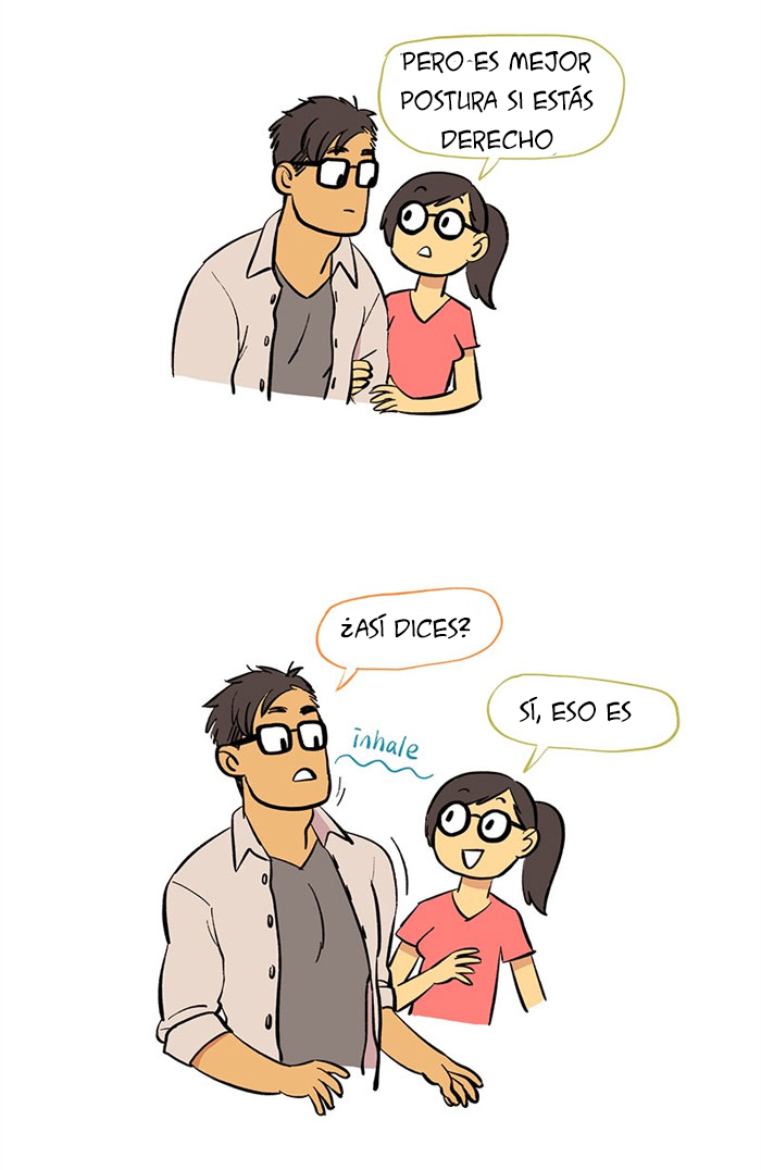 Esta artista ilustra su relación con su novio informático en 13 cómics adorables