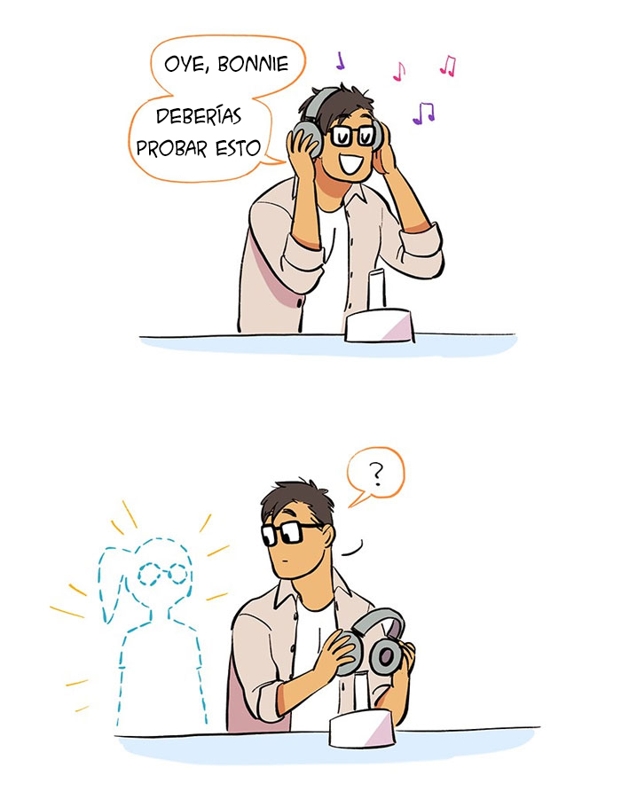 Esta artista ilustra su relación con su novio informático en 13 cómics adorables