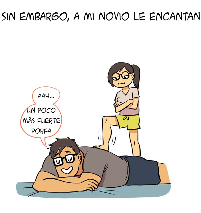 Esta artista ilustra su relación con su novio informático en 13 cómics adorables