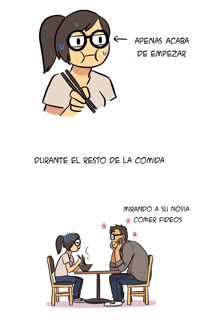 Esta artista ilustra su relación con su novio informático en 13 cómics adorables