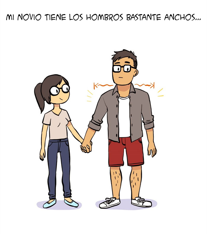 Esta artista ilustra su relación con su novio informático en 13 cómics adorables