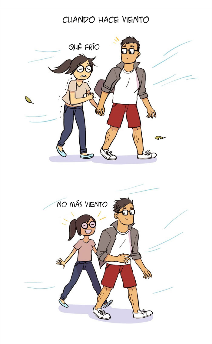 Esta artista ilustra su relación con su novio informático en 13 cómics adorables