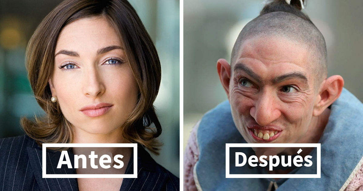40 Fotos increíbles de actores antes y después de ponerse el maquillaje para su papel