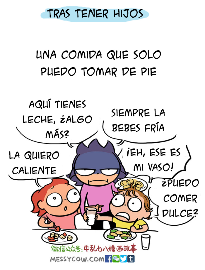 Los cómics brutalmente honestos de esta madre muestran cómo cambia tu vida tras tener hijos