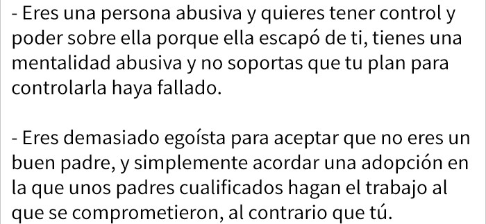 Este hombre culpa a su ex por no cuidar de su hijo, y es literalmente destruido con palabras