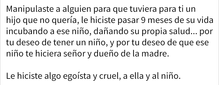 Este hombre culpa a su ex por no cuidar de su hijo, y es literalmente destruido con palabras