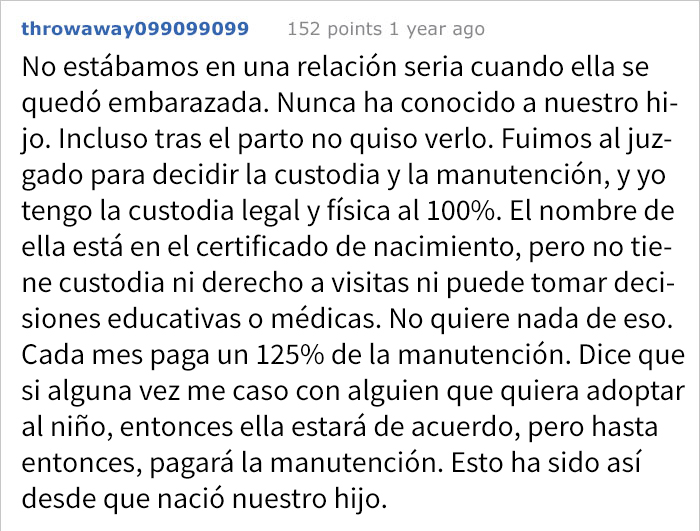 Este hombre culpa a su ex por no cuidar de su hijo, y es literalmente destruido con palabras
