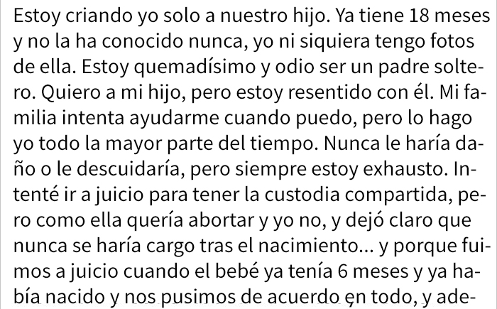 Este hombre culpa a su ex por no cuidar de su hijo, y es literalmente destruido con palabras