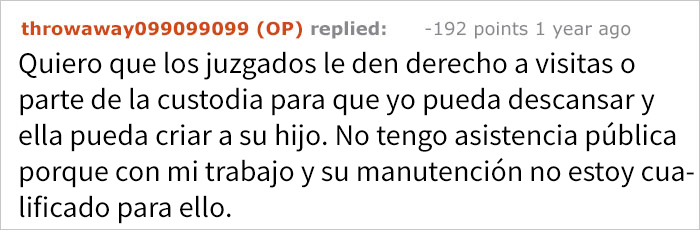 Este hombre culpa a su ex por no cuidar de su hijo, y es literalmente destruido con palabras