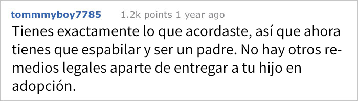 Este hombre culpa a su ex por no cuidar de su hijo, y es literalmente destruido con palabras