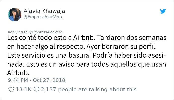 Esta mujer comparte su terrible experiencia como anfitriona de Airbnb y muestra lo peligroso que puede ser