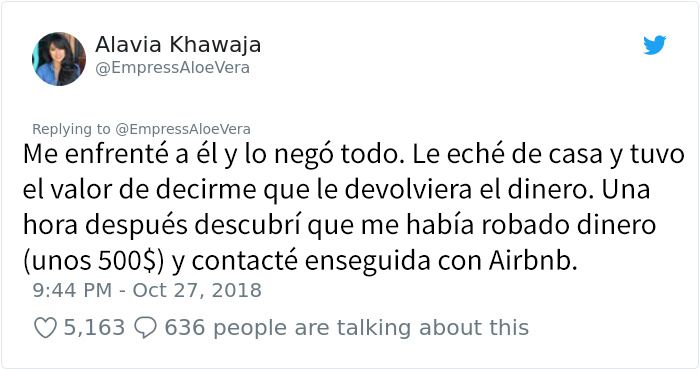 Esta mujer comparte su terrible experiencia como anfitriona de Airbnb y muestra lo peligroso que puede ser