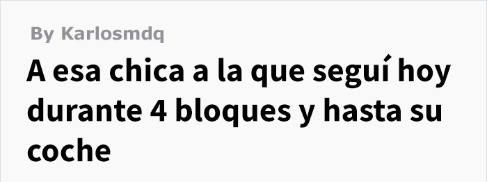 Este hombre siguió a una chica durante 4 bloques y hasta su coche, luego le escribió una carta anónima