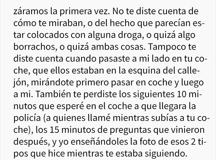 Este hombre siguió a una chica durante 4 bloques y hasta su coche, luego le escribió una carta anónima