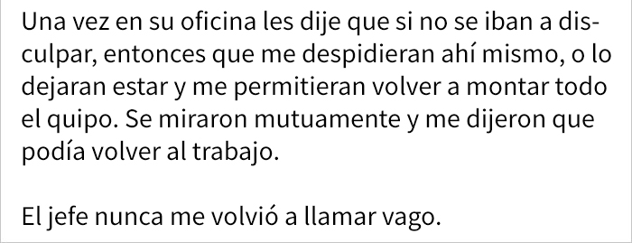 Preguntaron "¿Cuál fue tu mejor momento "despídeme si te atreves" en el trabajo?" y esta respuesta fue épica