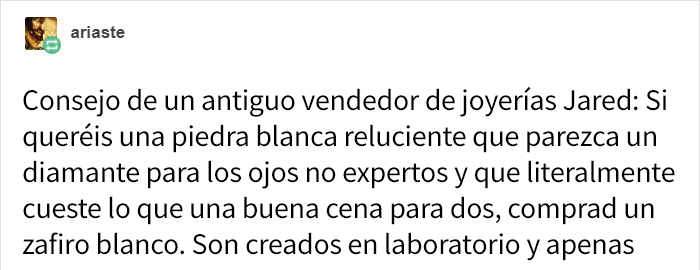 Este antiguo vendedor de joyería explica por qué la gente no debería comprar diamantes