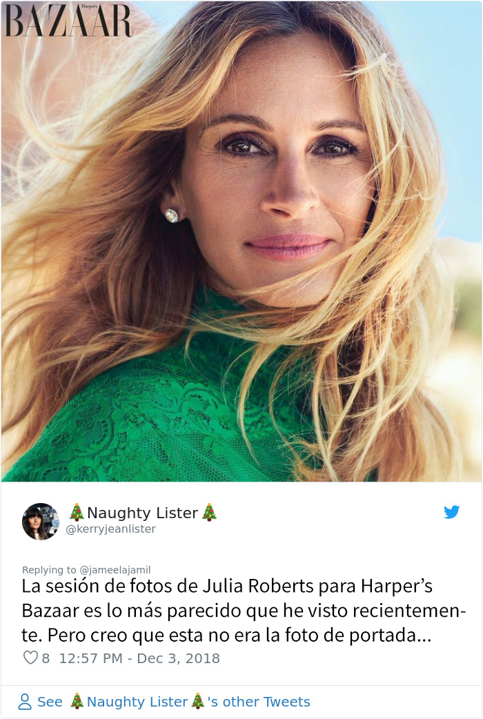 La actriz Jameela Jamil explica por qué el aerografiado debería ser ilegal publicando ejemplos