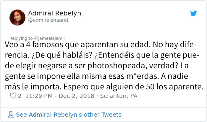La actriz Jameela Jamil explica por qué el aerografiado debería ser ilegal publicando ejemplos