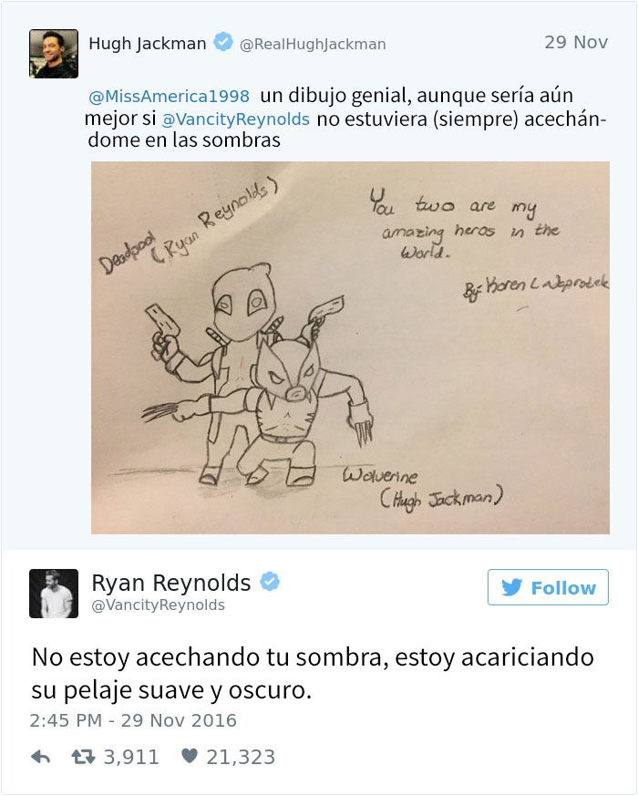 Hugh Jackman y Jake Gyllenhaal le han gastado una divertida broma a Ryan Reynolds