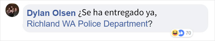 La policía publica un "Se busca" en Facebook, el buscado responde y la conversación es divertidísima