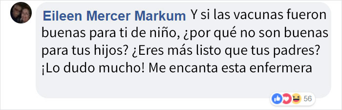 La gente aplaude a esta enfermera que acalló a los antivacunas usando su propia lógica