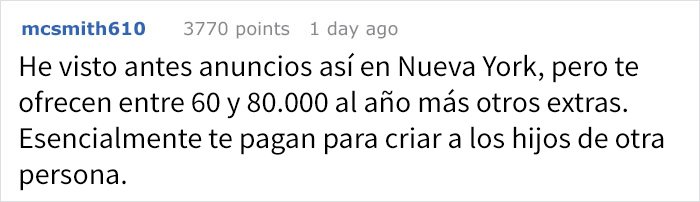 Los requisitos de esta madre para contratar a una niñera son tan irreales que los han publicado en un grupo para reírse de ello