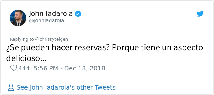 Chrissy Teigen ha creado un menú de verdad para su quisquillosa hija de 2 años