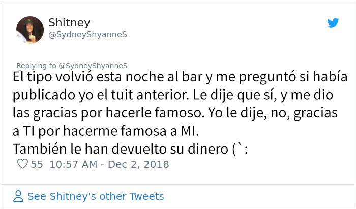 Internet transforma una historia sobre una borracha que le robó 2000$ a un tipo en un bar en la lección perfecta sobre la cultura de la violación