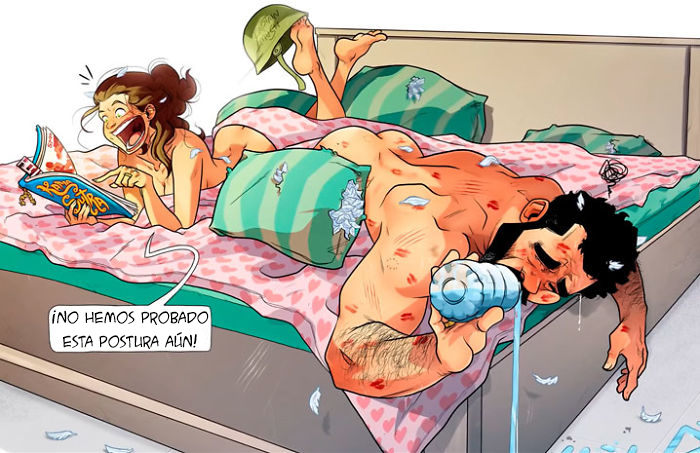 Este artista que ilustra su vida diaria junto a su esposa anuncia que van a tener un bebé, y comparte sus dificultades en 8 cómics