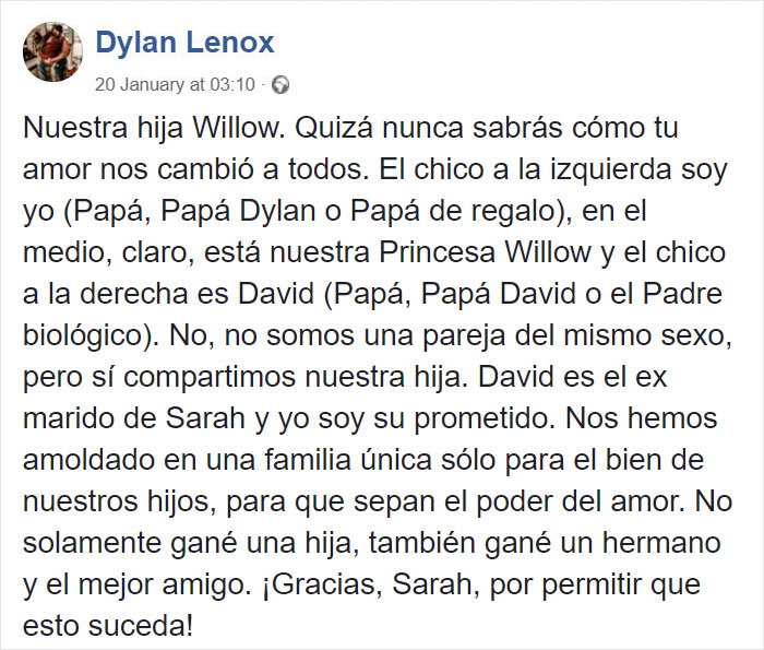 Dos padres y su hija hacen una sesión de fotos adorable, pero no son una pareja del mismo sexo