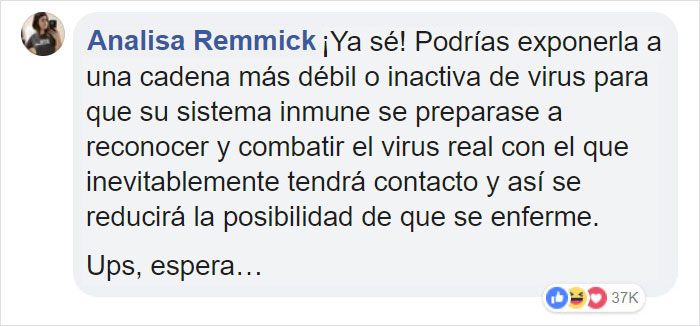 Una madre anti-vacunas pregunta cómo proteger a su hija no vacunada del brote de sarampión e Internet se lo explica