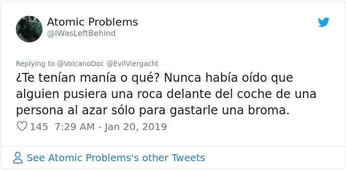 Una geóloga tremenda se venga de un vecino borracho que bloquea su coche con una roca