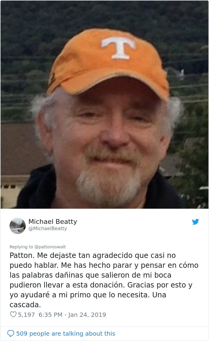 Patton Oswalt fue atacado por un trol en Twitter y al ver su perfil decide cambiar su vida por completo