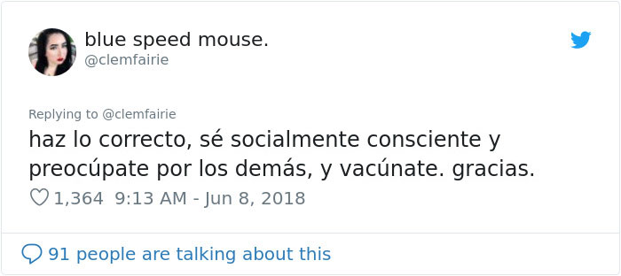 La chica, cuya vida fue destrozada por una vacuna, pone a los anti-vacunas en su sitio