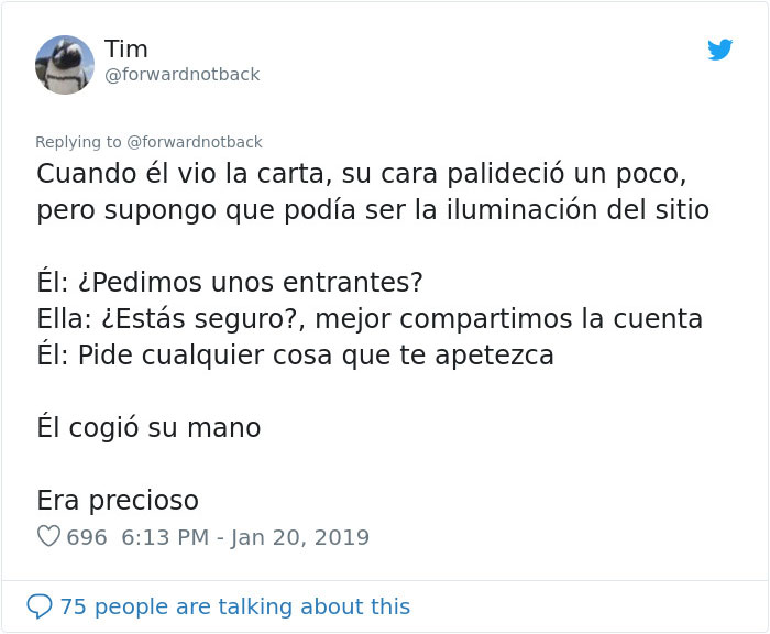 Un chico presencia cómo un hombre joven tiene problemas para pagar en una cita en un restaurante de lujo y cómo el camarero le ‘salva’