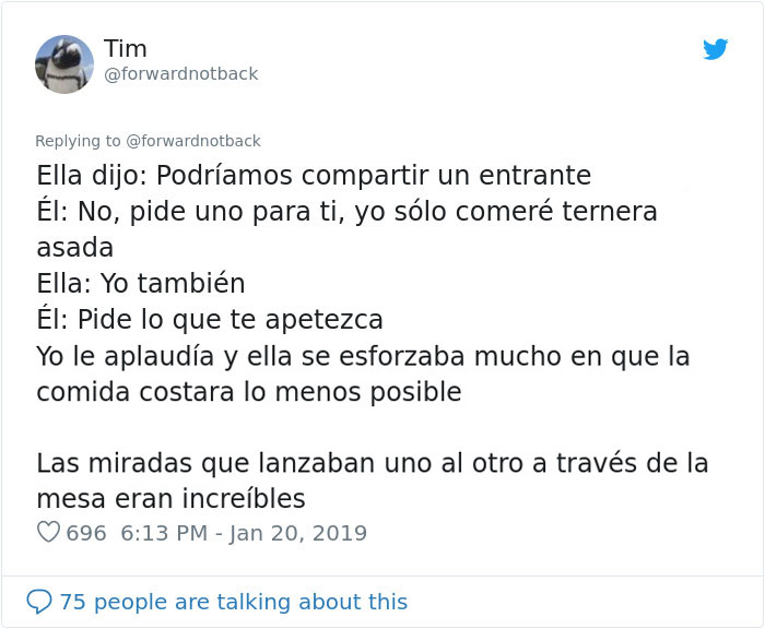 Un chico presencia cómo un hombre joven tiene problemas para pagar en una cita en un restaurante de lujo y cómo el camarero le ‘salva’